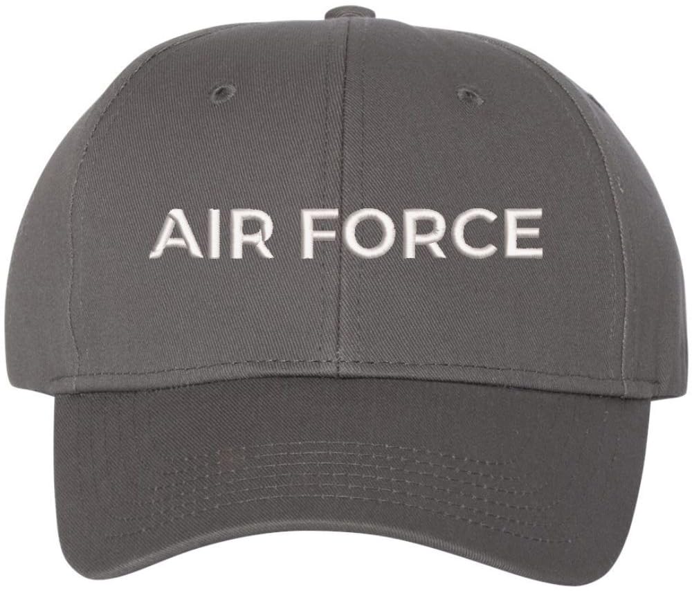 Air Force Text Embroidered Baseball Cap | USA Air Aviation Squad | Structured Hat