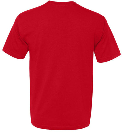 USA Text & Flag T-Shirts | July 4th Patriotic Independence Day Short Sleeve Tee Shirt | MADE IN USA