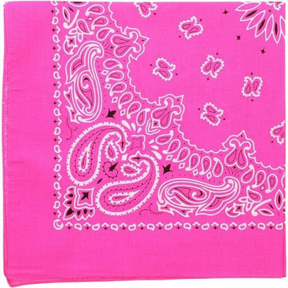 Trainmen Paisley Bandanas Scarf Do-rag Cotton Biker Head Rags Classic Bandanna 22" x 22" (12 Pack)