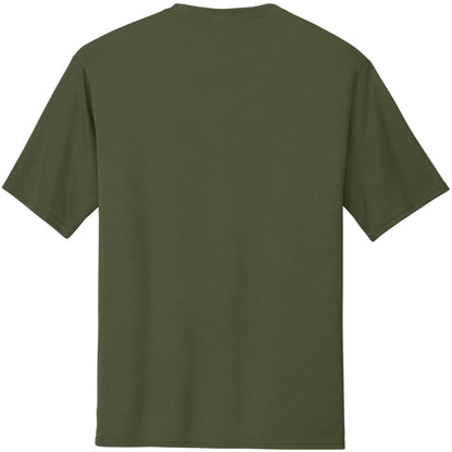 Moisture Wicking Security Printed T-Shirt | 100% Polyester Crewneck Uniform Guard Agent Shirt Sleeve Shirt