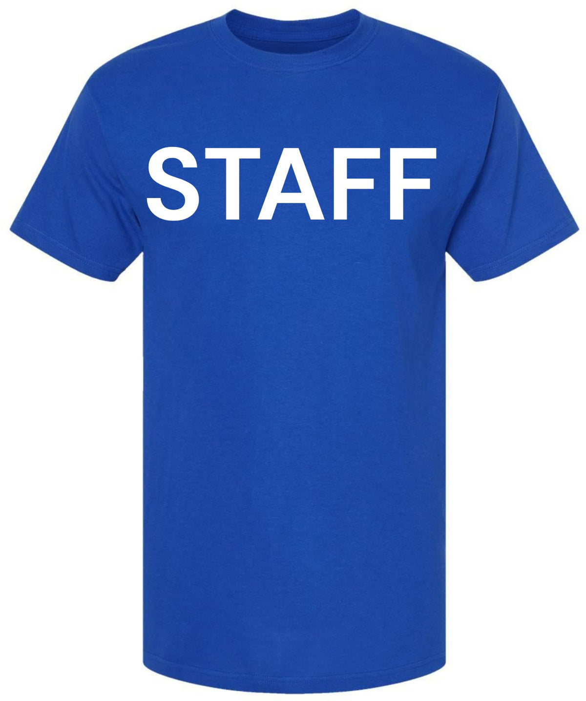 Staff T-Shirt - 100% Cotton Crewneck Tee - Short Sleeve