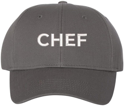 Chef Embroidered Baseball Hat | Professional Cook Head or Sous Culinary Expert Hat | Structured & Adjustable