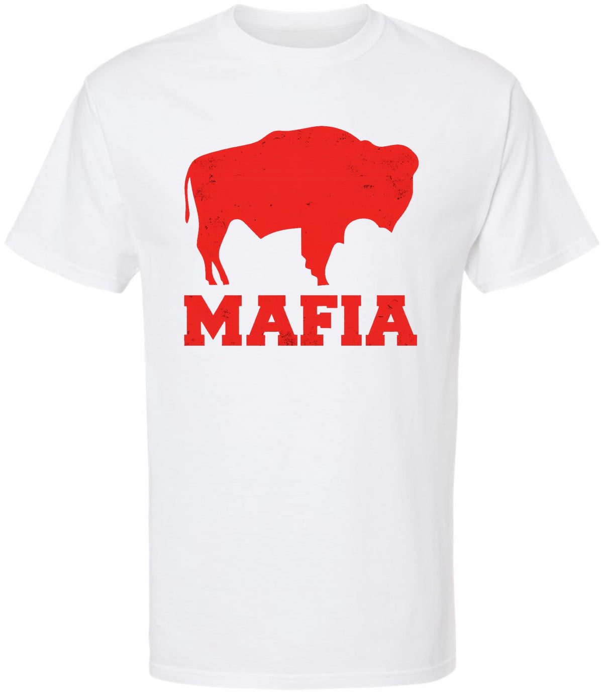 Buffalo Mafia Distressed T-Shirt | New York Bill Football City Fan Club Game Day Tee Shirt for Men & Women