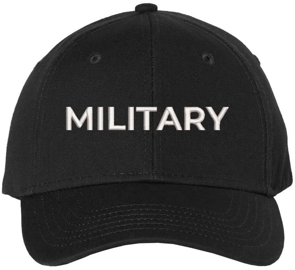 Military Embroidered Baseball Cap | Text USA Army Military Professionals United States Hat | Structured