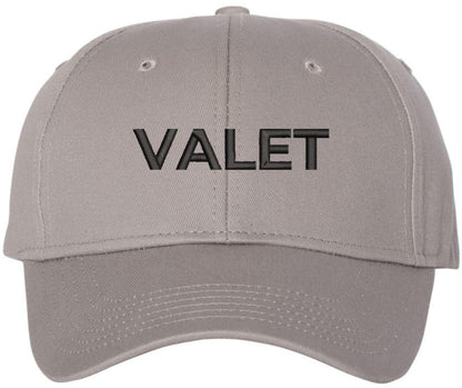 Valet Baseball Hat | Embroidered Parking Attendant Help Service Park Professional Staff Cap