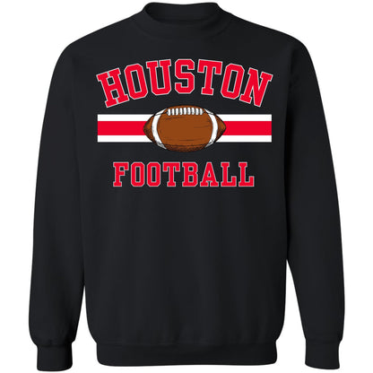 National Football US City League Teams Crewneck Sweatshirt | USA City Warm Sports Fan Gameday Pullover
