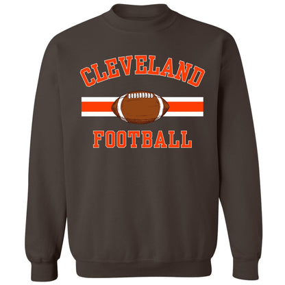 National Football US City League Teams Crewneck Sweatshirt | USA City Warm Sports Fan Gameday Pullover
