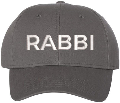 Rabbi Embroidered Baseball Cap | Text Spiritual Leader Torah Scholar Trip School Structured Adjustable Hat
