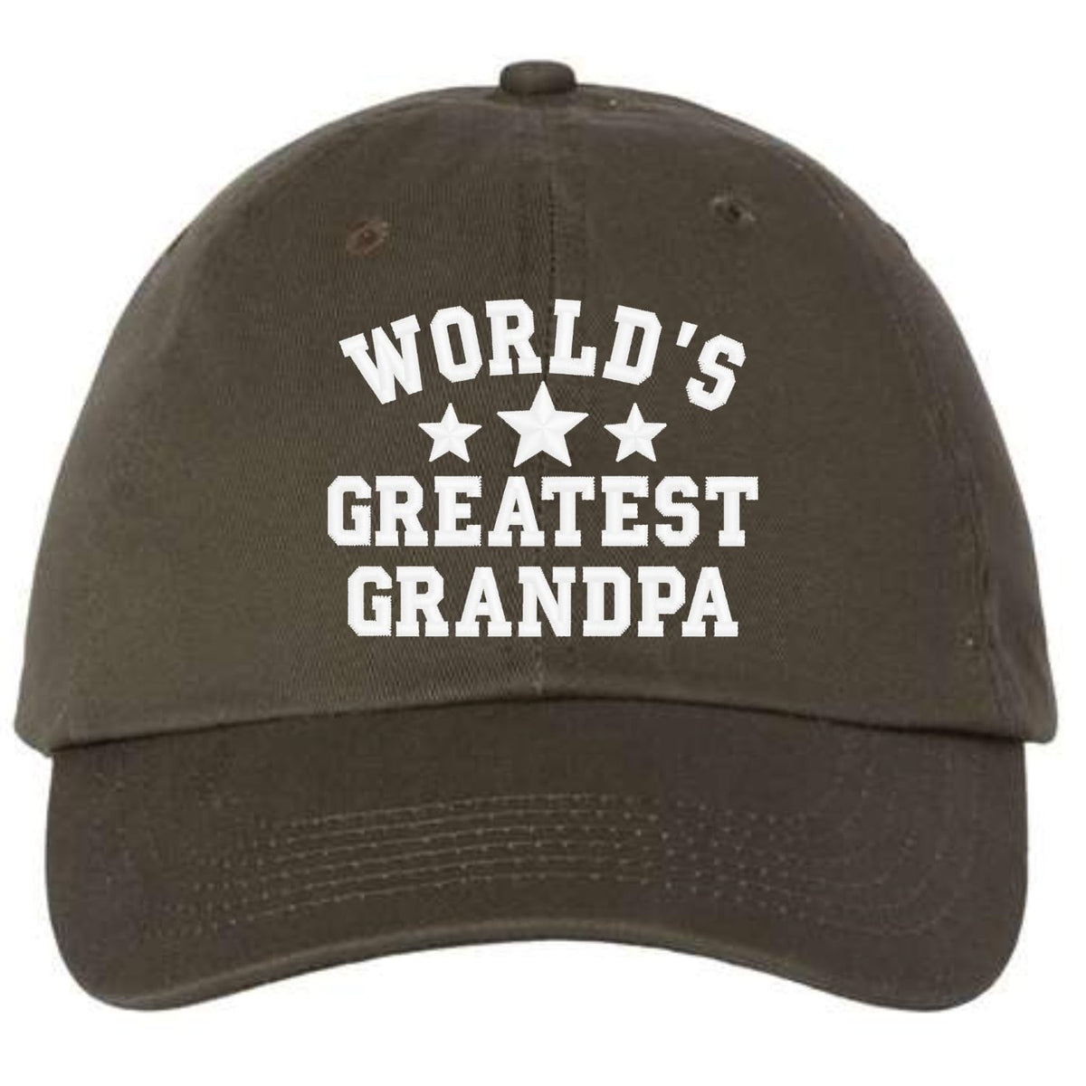 World's Greatest Grandpa Soft Cotton Dad Hat Baseball Hat for the World's Best Grandpa