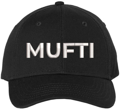 Mufti Embroidered Baseball Cap | Imam Text Faqih Islamic Men's Scholar Teacher Leader Hat