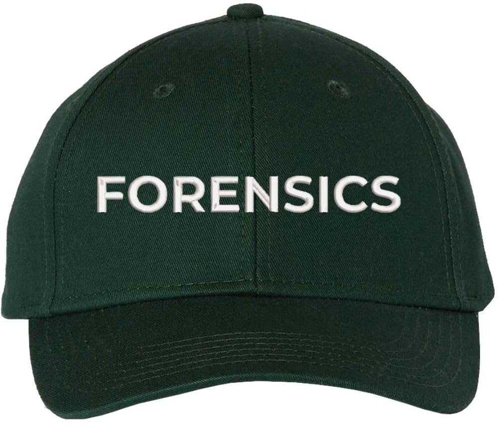 Forensics Embroidered Baseball Cap | Team Investigative Scientific Clinical Professionals Structured Hat