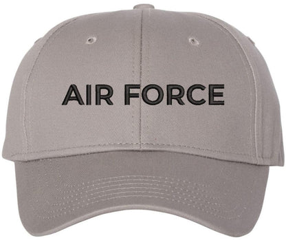 Air Force Text Embroidered Baseball Cap | USA Air Aviation Squad | Structured Hat