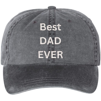 Best Dad Ever Vintage Dad Hat – Embroidered Adjustable Father’s Day Baseball Cap, Classic Gift for Dads
