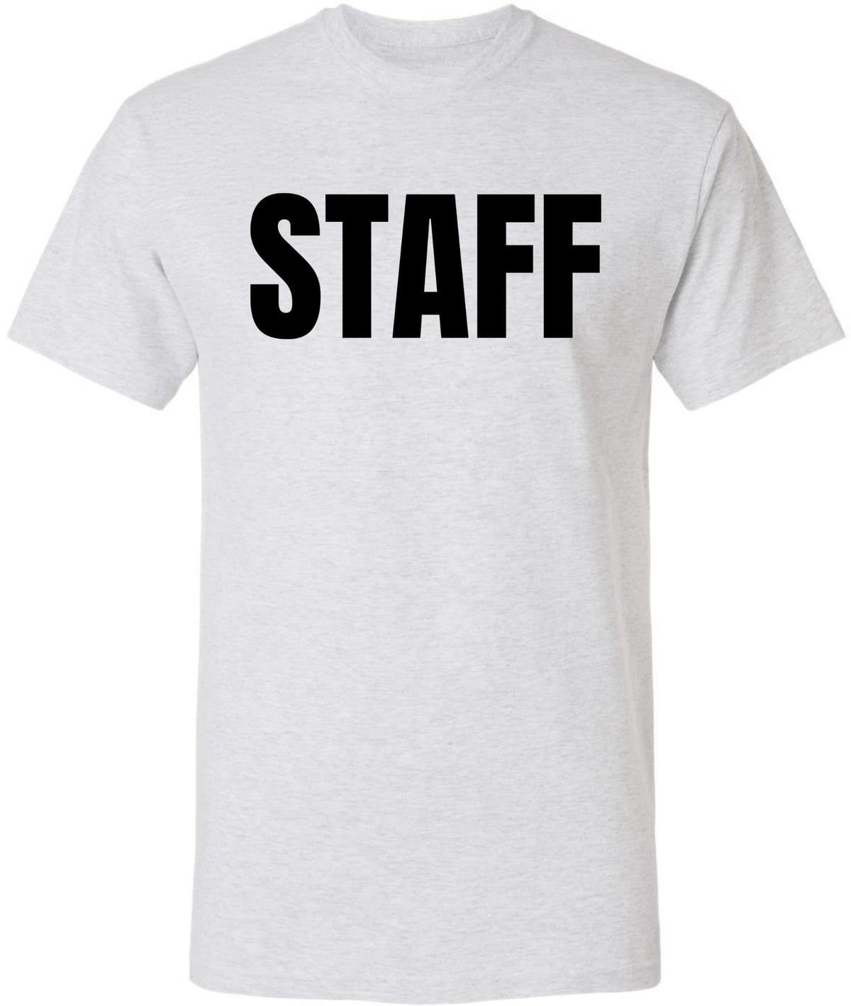 Staff T-Shirt - 100% Cotton Crewneck Tee - Short Sleeve