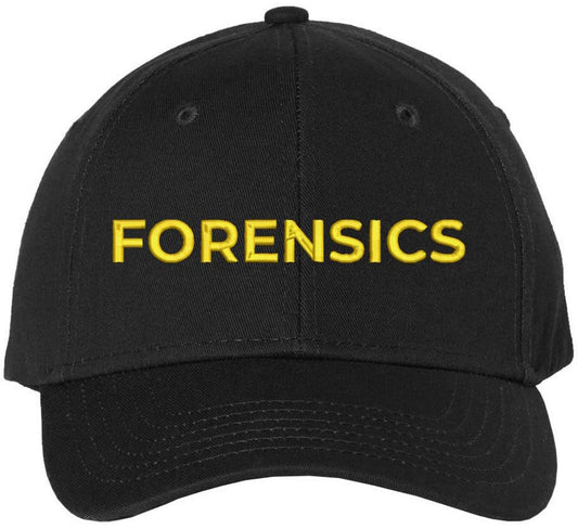 Forensics Embroidered Baseball Cap | Team Investigative Scientific Clinical Professionals Structured Hat