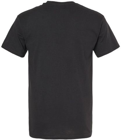 Breast Cancer Awareness Heart Love Ribbon T-Shirt | Crewneck Short Sleeve Unisex Tee, Black