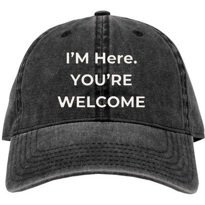 Funny Sarcastic Hilarious Novelty Gag Gift Dad Hat Embroidered Vintage Cotton Baseball Cap Unisex