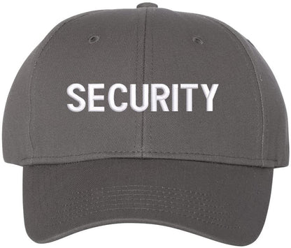 Security Baseball Hat | Embroidered Hat for Security Guard Uniform Officer Bouncer Bodyguard Cap for Men & Women