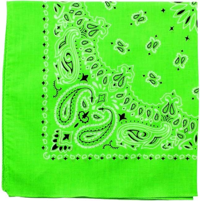 Trainmen Paisley Bandanas Scarf Do-rag Cotton Biker Head Rags Classic Bandanna 22" x 22" (12 Pack)