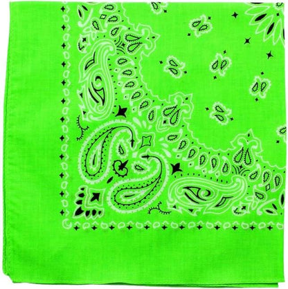 Trainmen Paisley Bandanas Scarf Do-rag Cotton Biker Head Rags Classic Bandanna 22" x 22" (12 Pack)