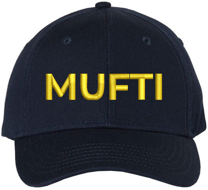 Mufti Embroidered Baseball Cap | Imam Text Faqih Islamic Men's Scholar Teacher Leader Hat