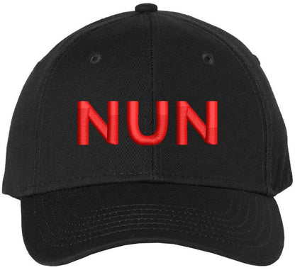 Nun Embroidered Baseball Cap | Sister Holy Women Text Church Christian Structured Hat
