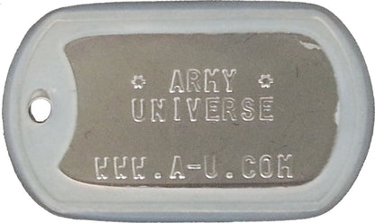 US Military Dog Tag Set - ID Matte Metal ID Dog Tags Necklace Complete Set with 2 Chains and 2 Silencers