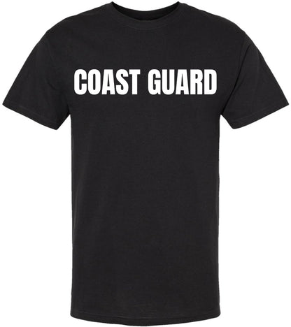 Coast Guard T-Shirt | US Physical Training PT Team Gym Workout Double Sided Printed Tee Shirt
