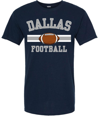 National Football US City League Teams Short Sleeve T-Shirt | USA City Printed Sports Fan Gameday Watching Tee Shirt