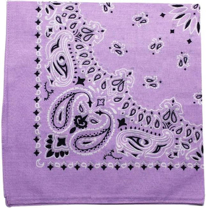 Trainmen Paisley Bandanas Scarf Do-rag Cotton Biker Head Rags Classic Bandanna 22" x 22" (12 Pack)