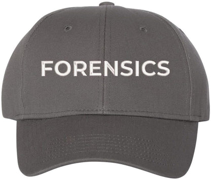 Forensics Embroidered Baseball Cap | Team Investigative Scientific Clinical Professionals Structured Hat