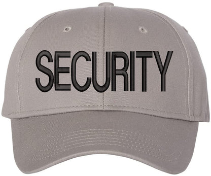 SECURITY Baseball Hat | LARGE Embroidered Structured Adjustable Uniform Guard Officer Official Bouncer Bodyguard Cap