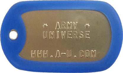 US Military Dog Tag Set - ID Matte Metal ID Dog Tags Necklace Complete Set with 2 Chains and 2 Silencers
