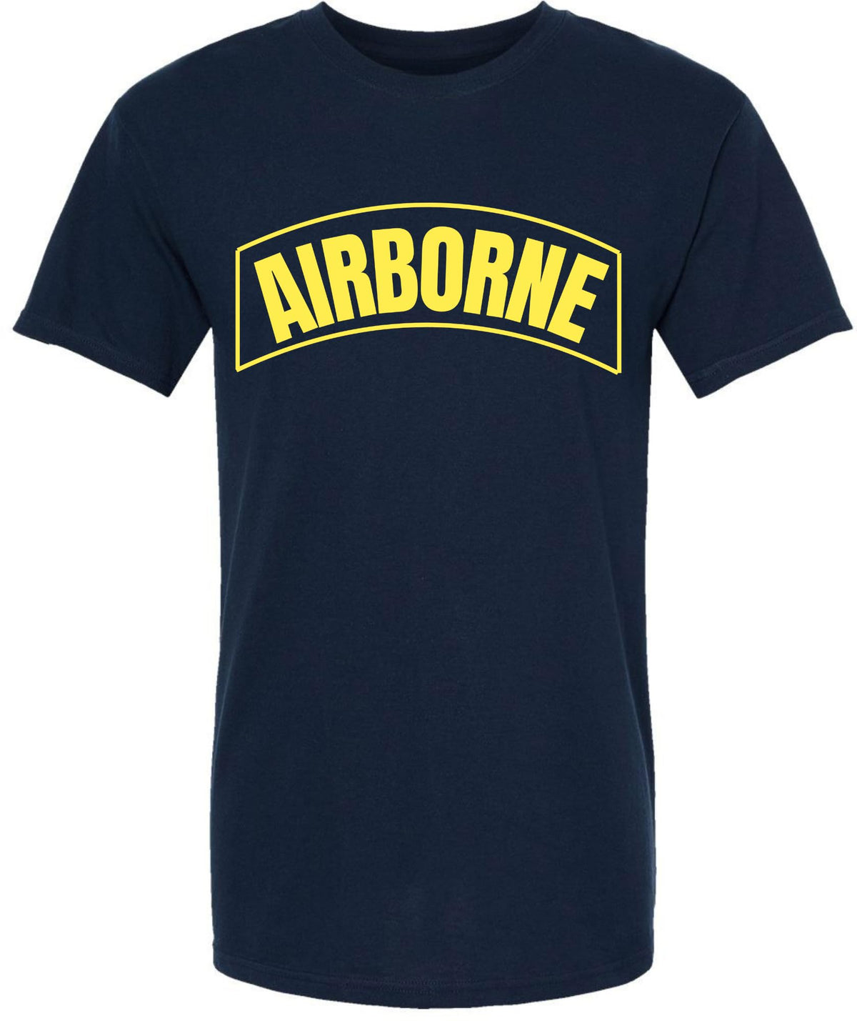 Airborne Logo Army T-Shirt | U.S. Paratrooper Military Tactical Logo 100% Cotton Short Sleeve Tee Shirt