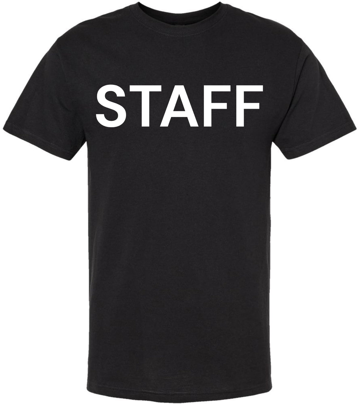Staff T-Shirt - 100% Cotton Crewneck Tee - Short Sleeve