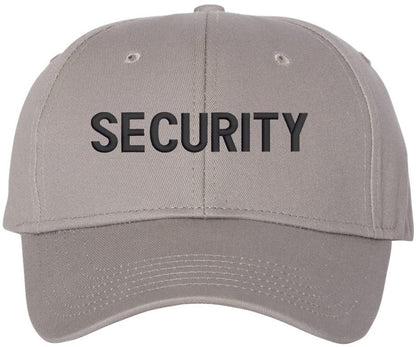 Security Baseball Hat | Embroidered Hat for Security Guard Uniform Officer Bouncer Bodyguard Cap for Men & Women