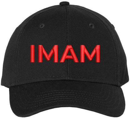 Imam Embroidered Baseball Cap | Text Sheikh Islamic Scholar Men's Hat | Structured Hat