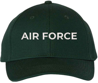Air Force Text Embroidered Baseball Cap | USA Air Aviation Squad | Structured Hat