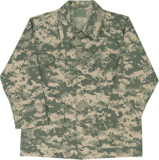 Kids ACU Digital Camouflage - Military BDU Shirt