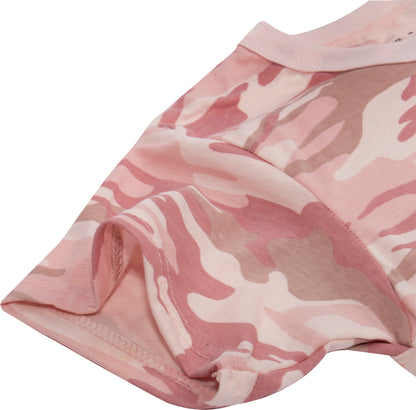 Baby Pink Camouflage - Kids Military T-Shirt