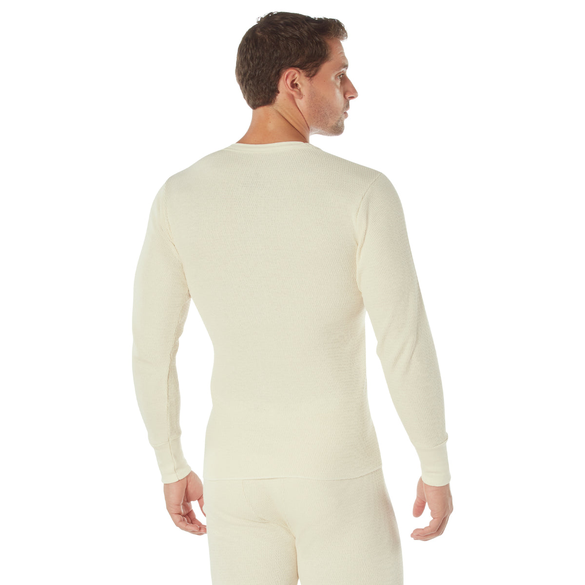 White - Extra Heavyweight Cold Weather Thermal Knit Underwear Shirt