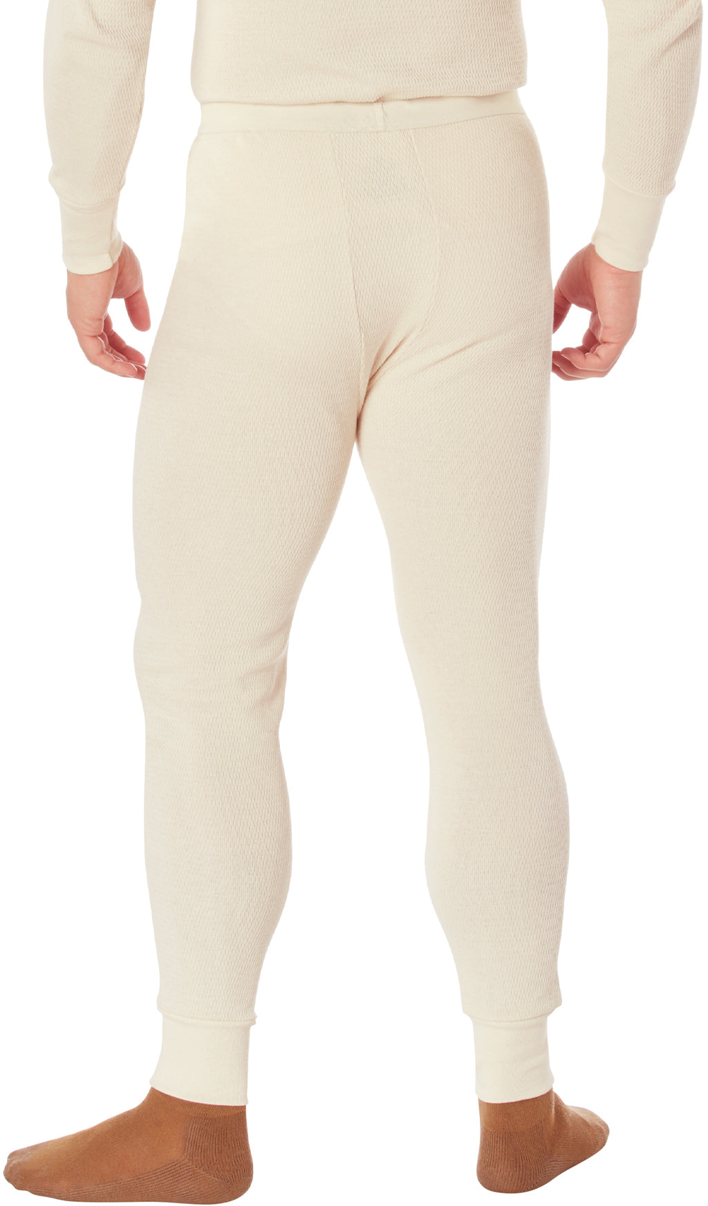 White - Extra Heavyweight Cold Weather Thermal Knit Underwear Pants