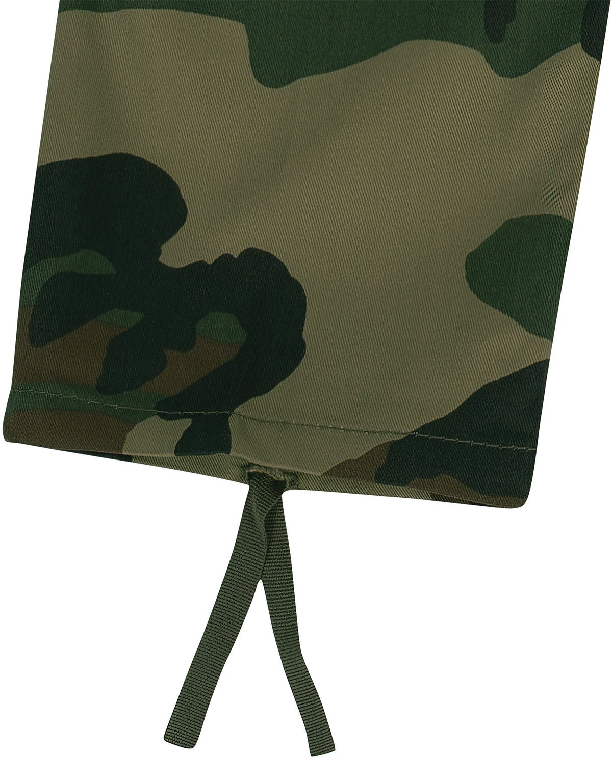 Woodland Camouflage - Tactical BDU Cargo Pants - Poly/Cotton Twill - Zipper Fly - Kids