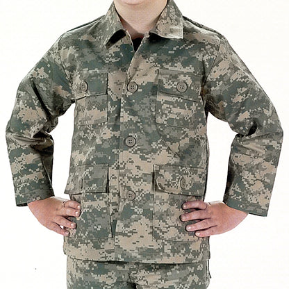 Kids ACU Digital Camouflage - Military BDU Shirt