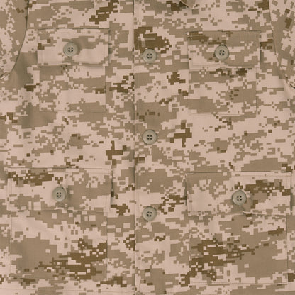 Desert Digital Camouflage - Kids Military BDU Shirt
