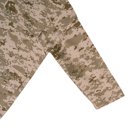 Desert Digital Camouflage - Kids Military BDU Shirt