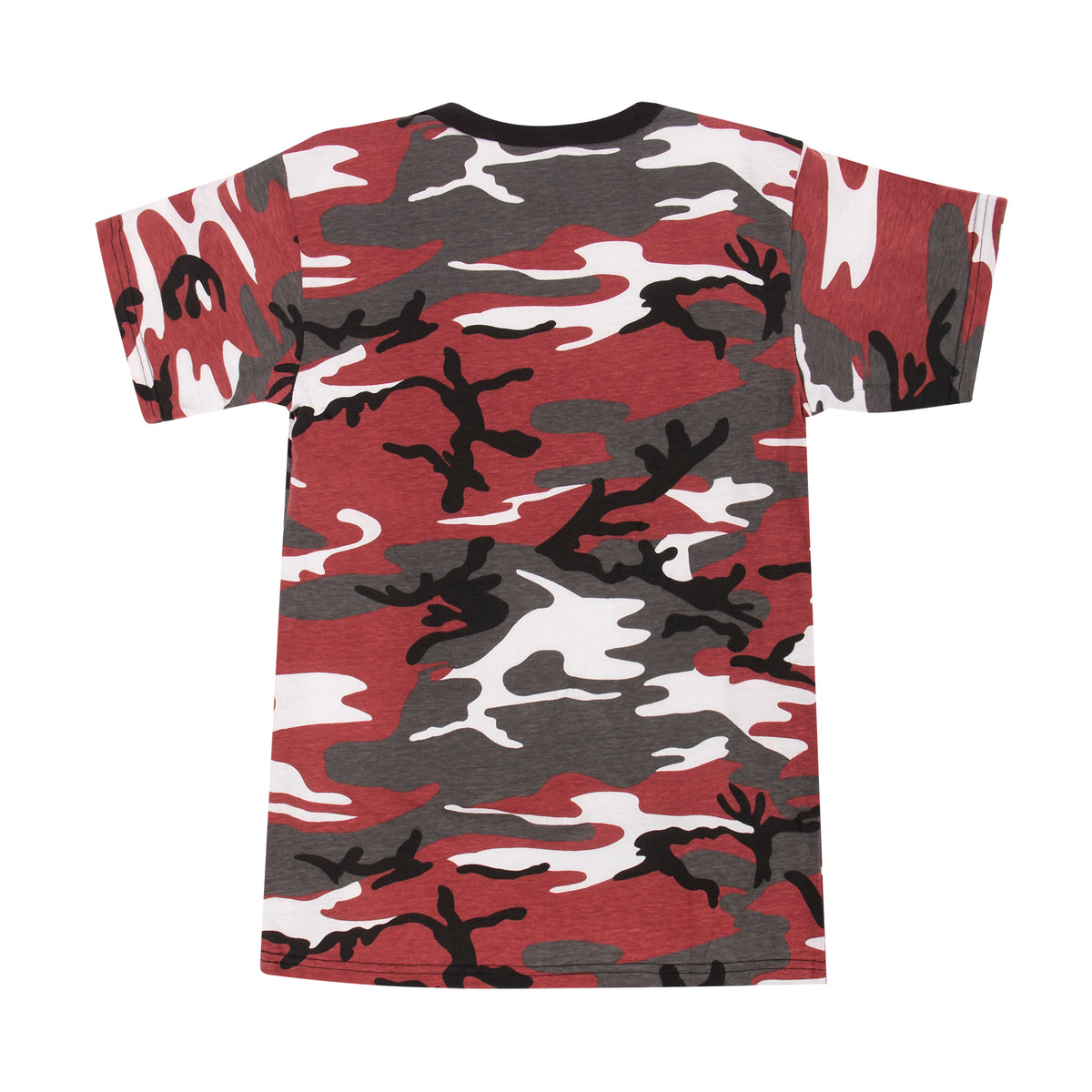 Red Camouflage - Tactical Short Sleeve T-Shirt - Youth