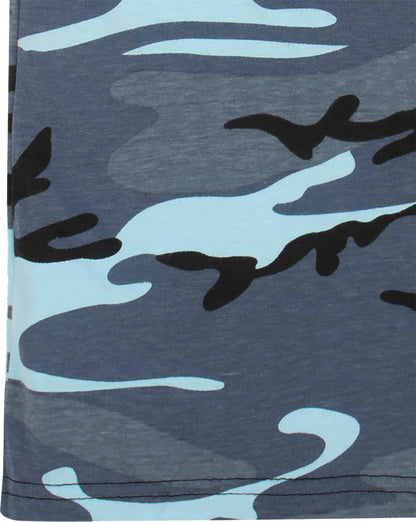 Sky Blue Camouflage - Kids Military T-Shirt