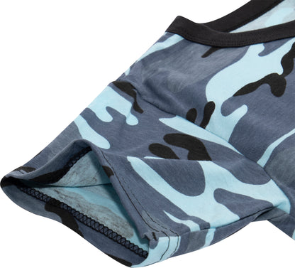 Sky Blue Camouflage - Kids Military T-Shirt