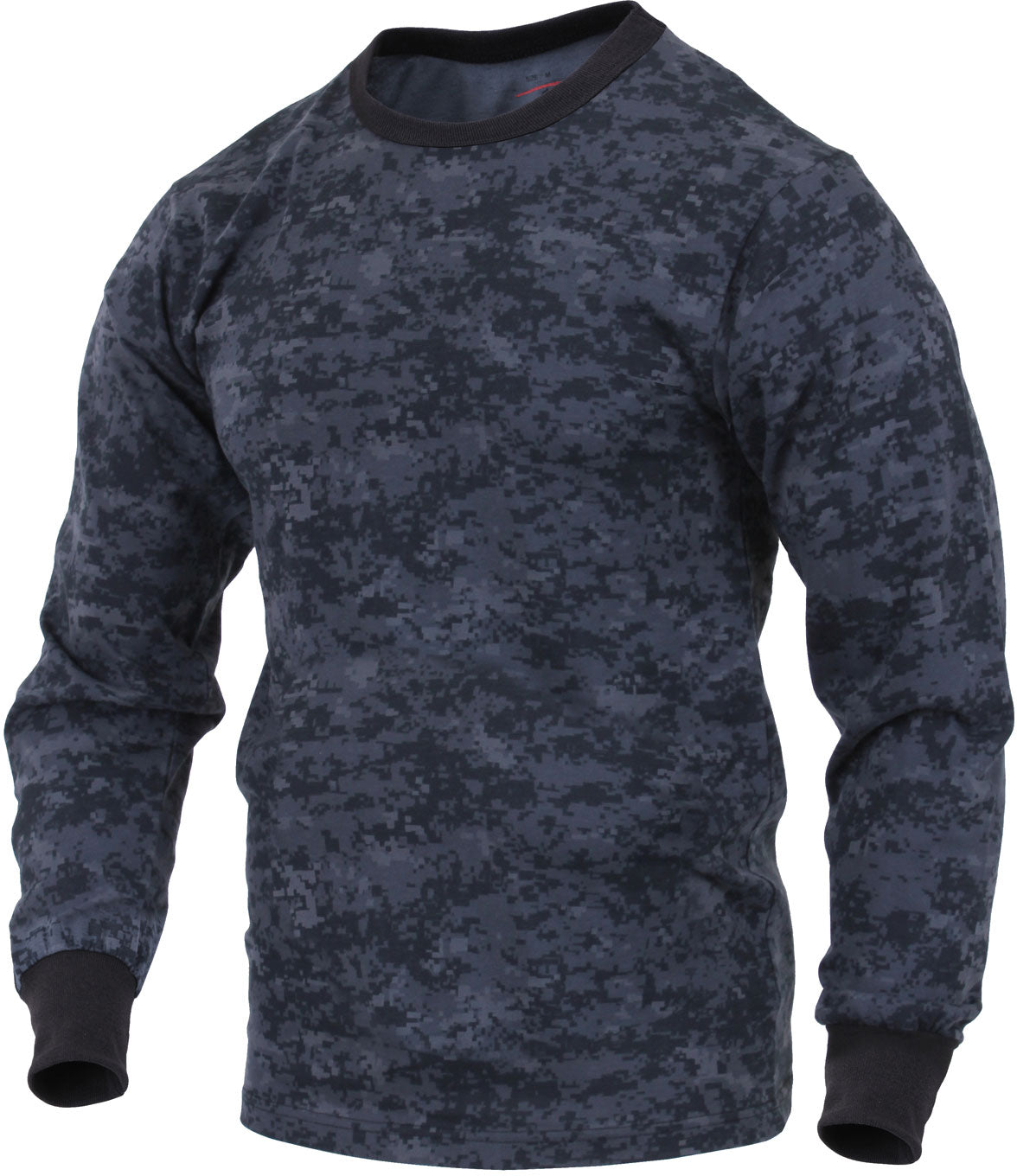Midnight Digital Camo - Tactical Short Sleeve T-Shirt, Poly/Cotton